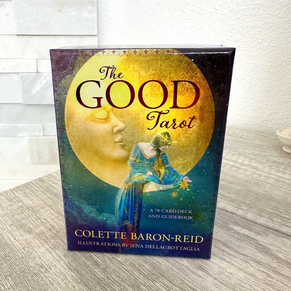 The Good Tarot: A 78-Card Deck and Guidebook by Colette Baron-Reid (Barely Used)